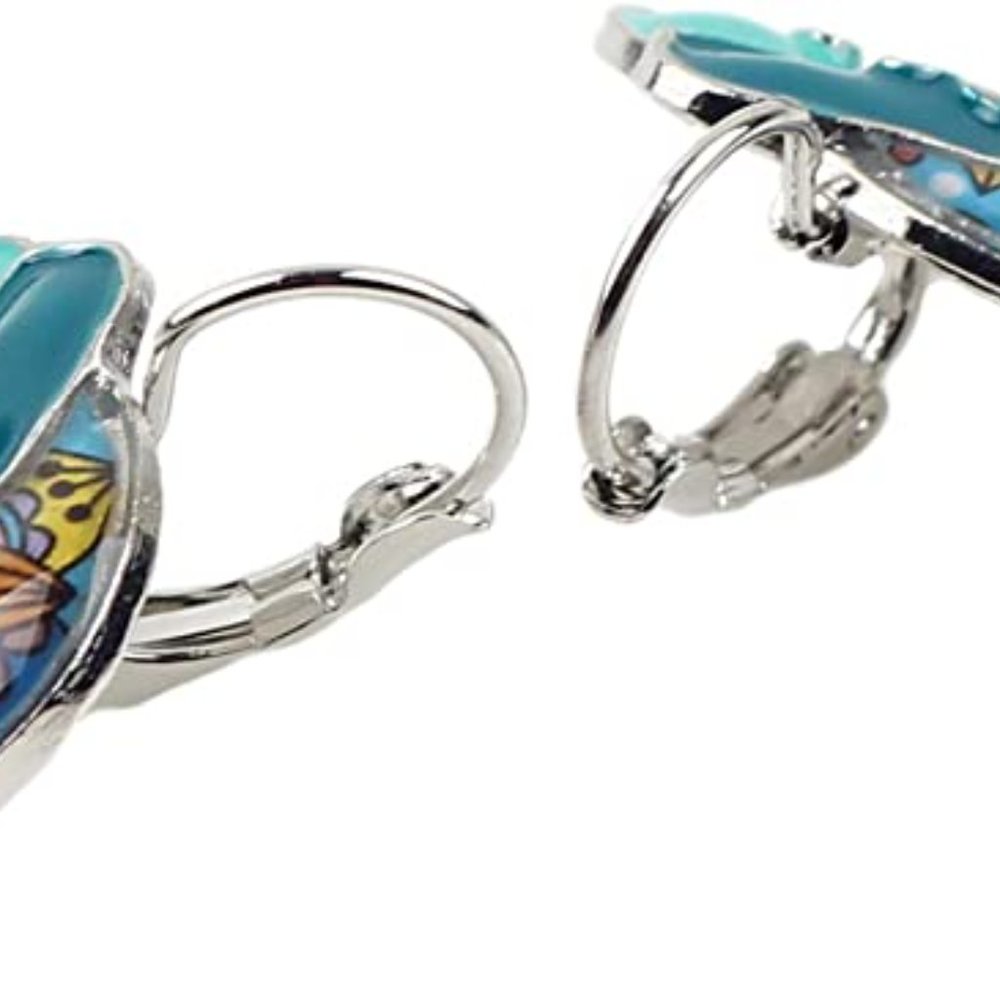 Jewelry Set: Enamel Alloy Cartoon Elephants - Picture 2 of 8